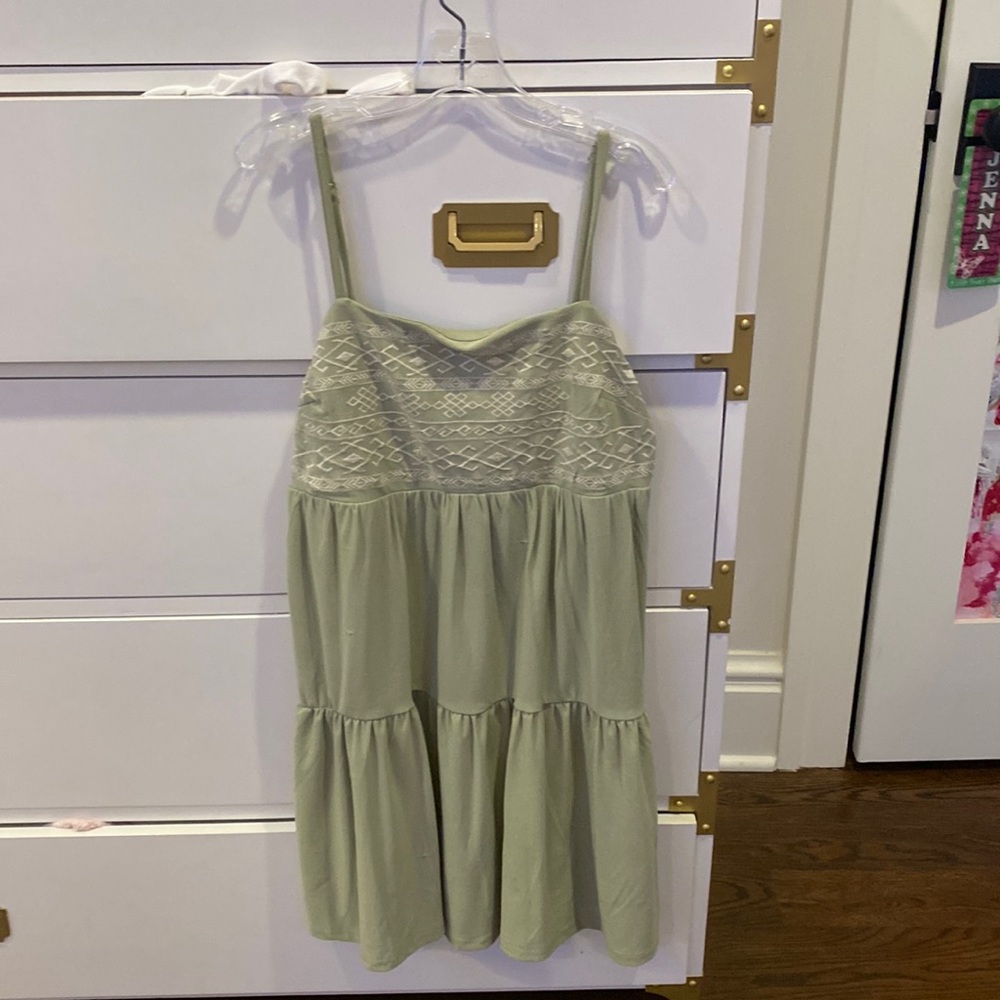 francescas green dress